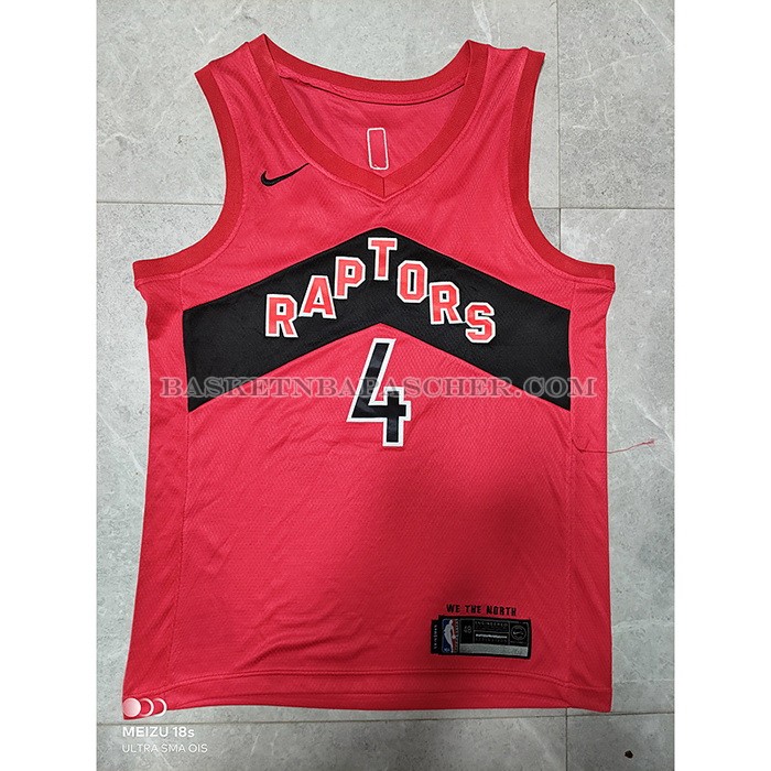 Maillot Tornto Raptors Scottie Barnes NO 4 Icon 2020-21 Rouge